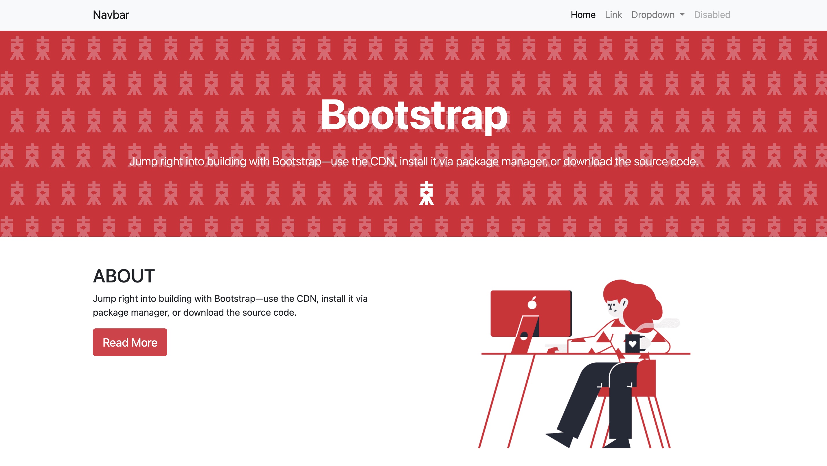 BootStrapサイト（サンプル）